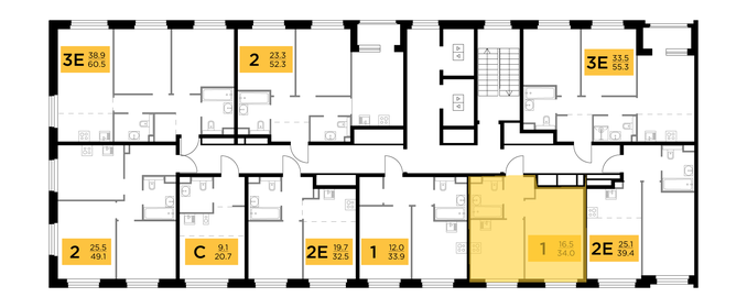 35 м², 1-комнатная квартира 6 400 000 ₽ - изображение 95