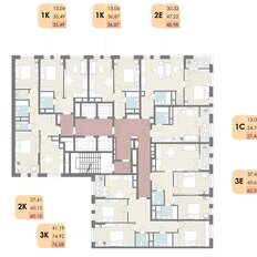 Квартира 62,6 м², 3-комнатная - изображение 3