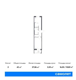 Квартира 32,3 м², 1-комнатная - изображение 1