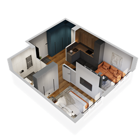 40,6 м², 2-комнатная квартира 5 300 000 ₽ - изображение 38