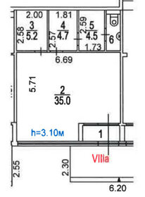 54,2 м², торговое помещение - изображение 5