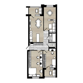 Квартира 79,2 м², 3-комнатная - изображение 1