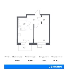 Квартира 22,2 м², студия - изображение 1