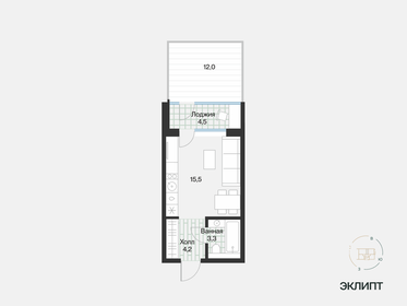 29 м², квартира-студия 4 200 000 ₽ - изображение 84