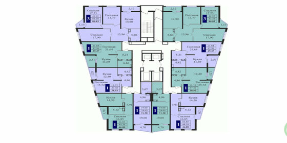 40 м², 1-комнатная квартира 4 950 000 ₽ - изображение 55