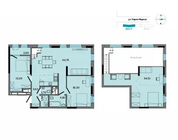 Квартира 125 м², 4-комнатная - изображение 1