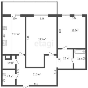 90 м², 3-комнатная квартира 9 990 000 ₽ - изображение 47