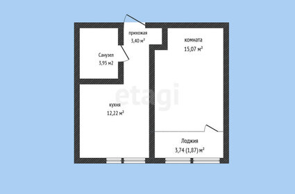 36,2 м², 1-комнатная квартира 7 200 000 ₽ - изображение 106