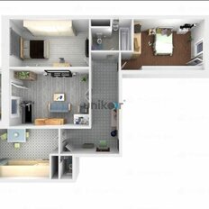 Квартира 60,1 м², 3-комнатная - изображение 2