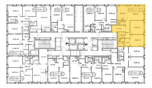 92 м², 2-комнатная квартира 54 380 000 ₽ - изображение 20