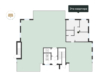 56,7 м², 2-комнатная квартира 55 863 392 ₽ - изображение 19