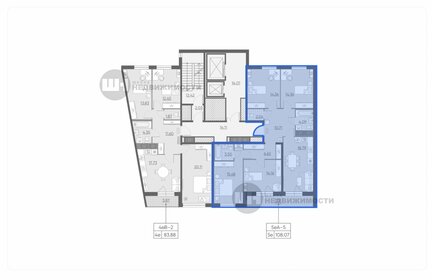 Квартира 107,7 м², 5-комнатная - изображение 2