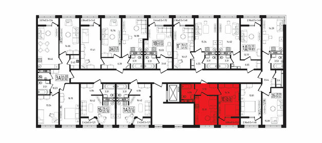 Квартира 38,2 м², 1-комнатная - изображение 2