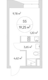 18 м², апартаменты-студия 6 900 000 ₽ - изображение 100