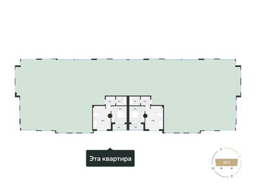 45 м², 1-комнатная квартира 6 550 000 ₽ - изображение 44