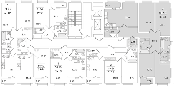 104,5 м², 4-комнатная квартира 27 251 100 ₽ - изображение 7