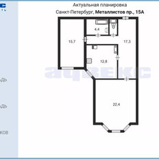 Квартира 73,8 м², 2-комнатная - изображение 4