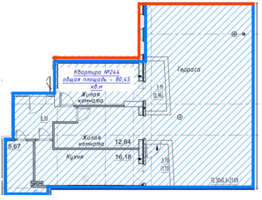 93,1 м², 2-комнатная квартира 9 310 000 ₽ - изображение 19