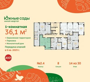 29,8 м², 1-комнатные апартаменты 5 000 000 ₽ - изображение 75