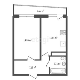 41,4 м², 1-комнатная квартира 3 850 000 ₽ - изображение 58