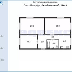 Квартира 77,7 м², 3-комнатная - изображение 1