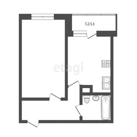 Квартира 37,5 м², 1-комнатная - изображение 1