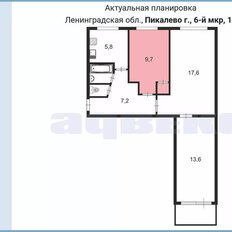 9,7 м², комната - изображение 2