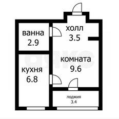 Квартира 24,5 м², студия - изображение 1