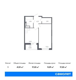 46,6 м², 1-комнатная квартира 10 335 743 ₽ - изображение 15