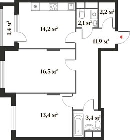 71,5 м², 2-комнатная квартира 15 400 000 ₽ - изображение 43