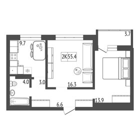 65,5 м², 3-комнатная квартира 6 499 000 ₽ - изображение 37