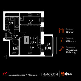 30,7 м², квартира-студия 7 440 206 ₽ - изображение 46