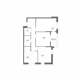 Квартира 87,9 м², 3-комнатная - изображение 2