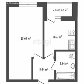 35,8 м², 1-комнатная квартира 3 800 000 ₽ - изображение 29