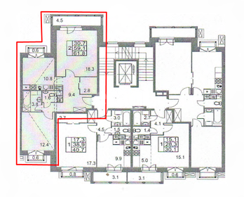 55,9 м², 2-комнатная квартира 10 500 000 ₽ - изображение 21