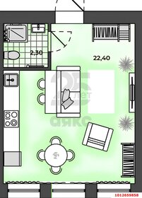 Квартира 24,7 м², студия - изображение 5