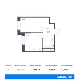 31,5 м², 1-комнатная квартира 5 766 390 ₽ - изображение 81