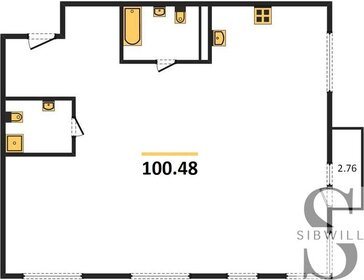 Квартира 100,5 м², 3-комнатная - изображение 1