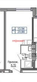 22,8 м², апартаменты-студия 5 638 000 ₽ - изображение 23