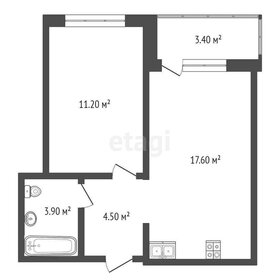 Квартира 37,3 м², 1-комнатная - изображение 1