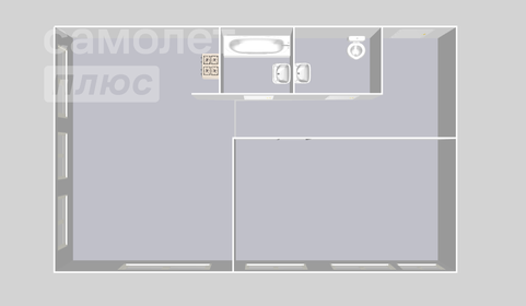 Квартира 46,2 м², 2-комнатная - изображение 1