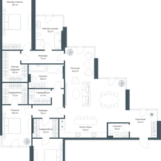 Квартира 193,9 м², 4-комнатная - изображение 2