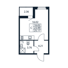 45 м², 2-комнатная квартира 5 100 000 ₽ - изображение 36