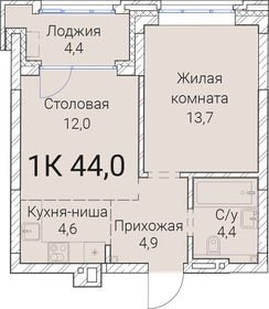 43,4 м², 1-комнатная квартира 8 173 200 ₽ - изображение 32
