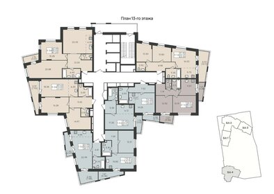 77,7 м², 3-комнатная квартира 13 932 282 ₽ - изображение 64