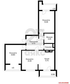 Квартира 83 м², 3-комнатная - изображение 5