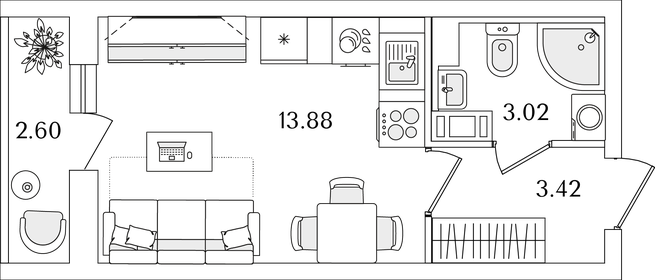 87 м², офис 400 583 ₽ в месяц - изображение 32