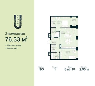 98,3 м², 3-комнатная квартира 14 415 000 ₽ - изображение 88