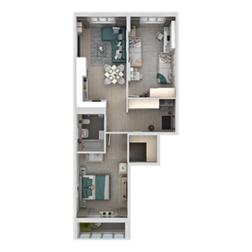 74,3 м², 3-комнатная квартира 8 381 200 ₽ - изображение 15