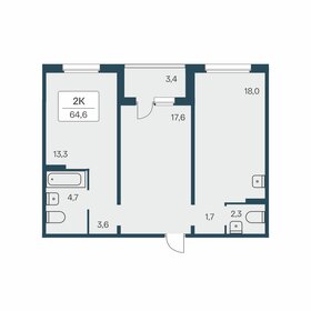 62,1 м², 4-комнатная квартира 5 490 000 ₽ - изображение 73